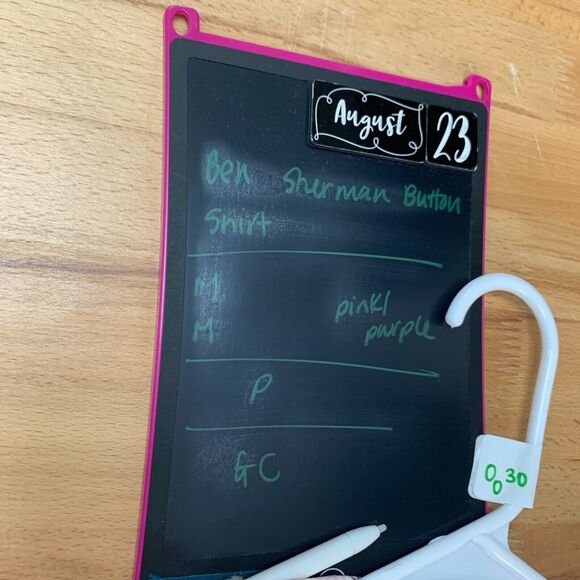 Ben Sherman Shirt Mens M Medium Pink Purple Button Up Windowpane Plaid Cotton - Picture 12 of 13